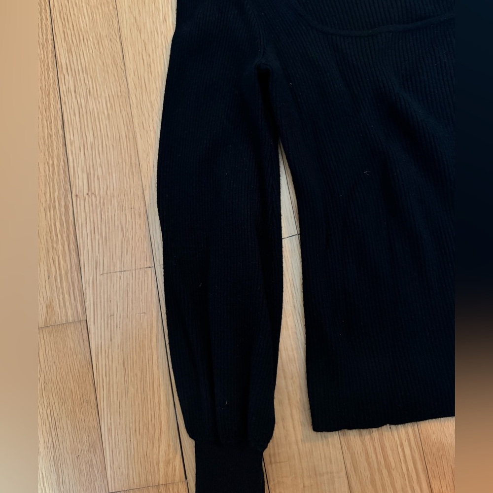 Becca Tilley X Bar III black Square Neck Pullover Sweater - Picture 5 of 6